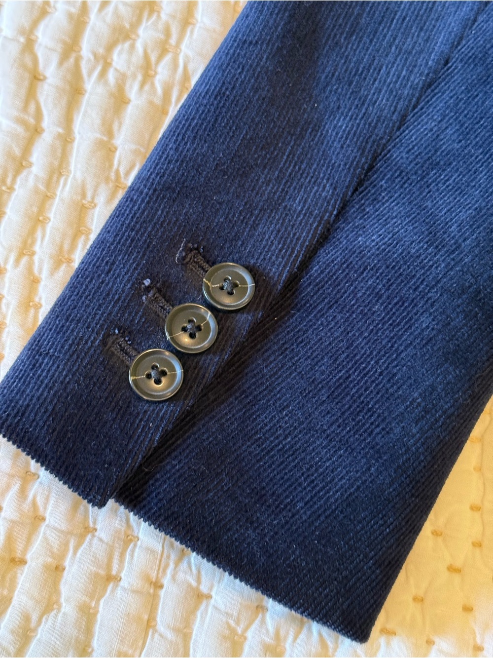 Banana Republic Navy Corduroy Blazer Classic Fit Women’s Size 6 - Picture 5 of 6